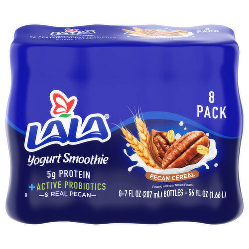 Lala Yogurt Smoothie, Pecan Caramel, 8 Pack