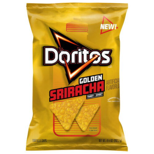 Doritos Tortilla Chips, Golden Sriracha