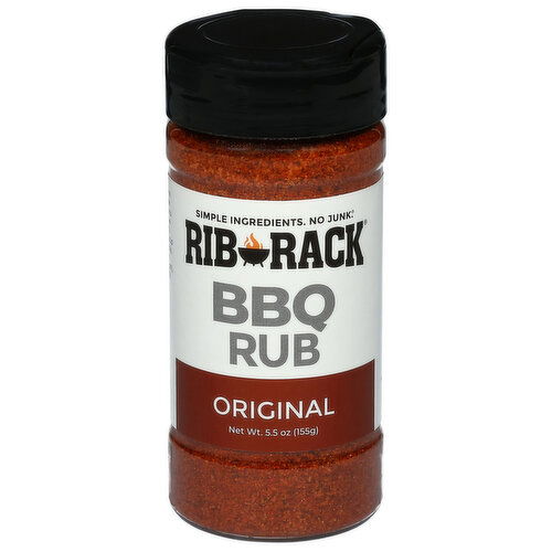 Rib Rack BBQ Rub, Original - 5.5 Ounce