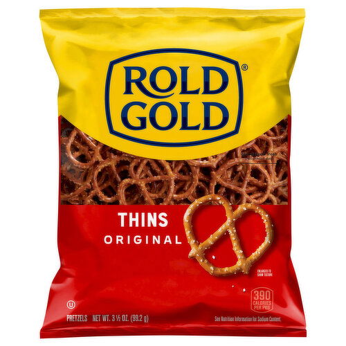 Rold Gold Pretzels, Original, Thins