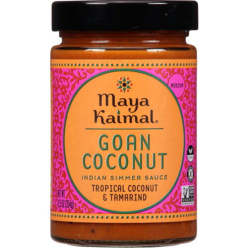 Maya Kaimal Indian Simmer Sauce, Goan Coconut, Medium