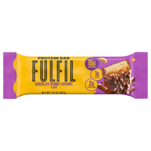 Fulfil Protein Bar, Chocolate Peanut Caramel Flavored