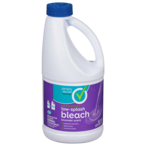 Simply Done Bleach, Low-Splash, Concentrated, Lavender Scent