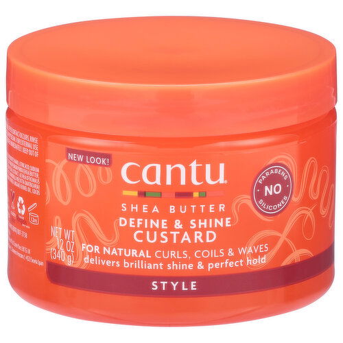 Cantu Custard, Shea Butter, Define & Shine