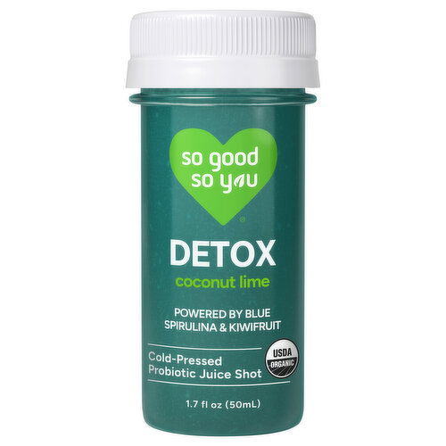 So Good So You Coconut Lime Probiotic Juice Shot - 1.7 Fluid Ounce