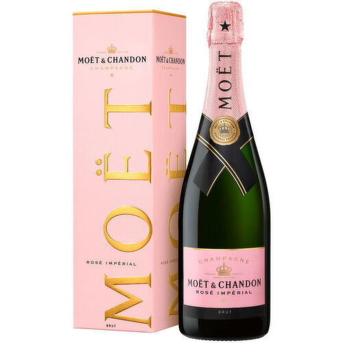 Moet & Chandon Brut Rose Imperial Champagne France Sparkling Wine, 750 ml    