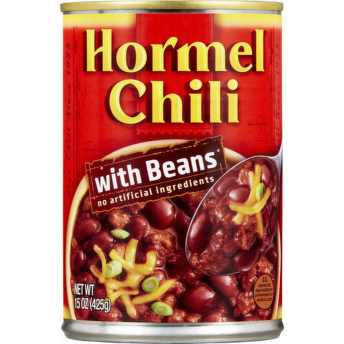 Hormel Chili, with Beans