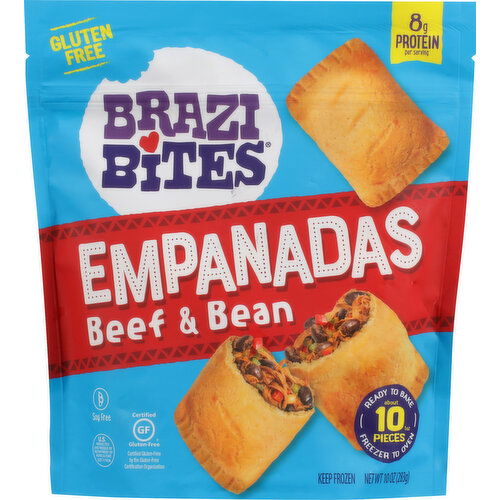 Brazi Bites Empanadas, Beef and Bean