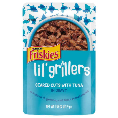 Friskies Cat Food, Seared Cuts with Tuna in Gravy