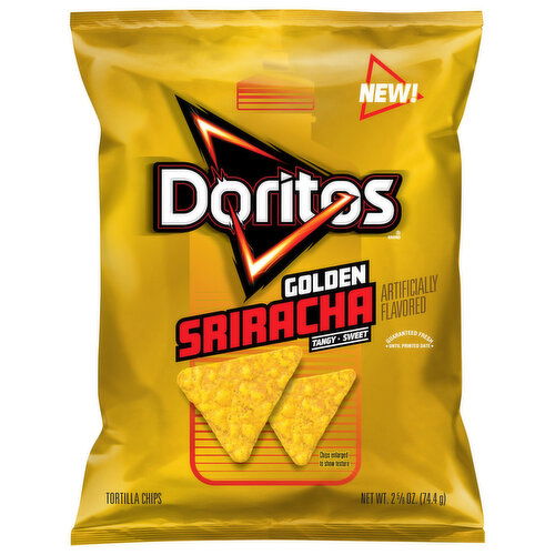 Doritos Tortilla Chips, Golden Sriracha