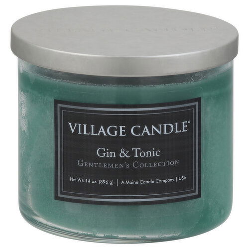 Village Candle Candle, Gin & Tonic - 14 Ounce