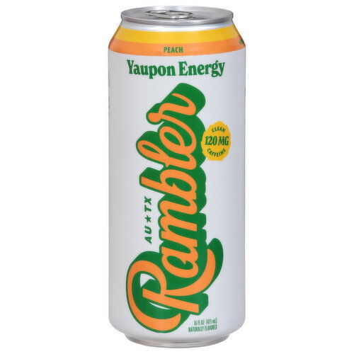 Rambler Yaupon Energy, Peach