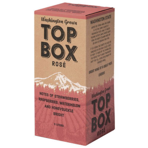 Topbox Blend Washington Rose Wine Box, 3.0 L - 3 Liter