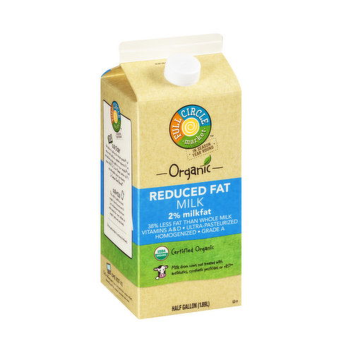 Full Circle Market Organic 2% Reduced Fat Milk