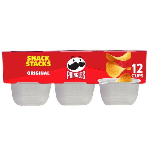 Pringles Potato Crisps Chips, Original, Snack Stacks - 8 Ounce