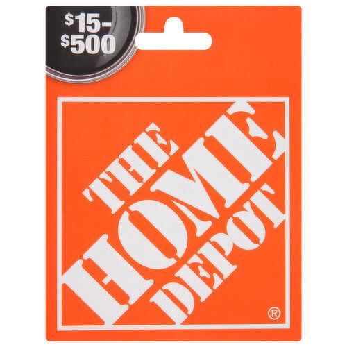 The Home Depot Gift Card, $15-$500