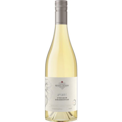 Kendall Jackson Unoaked Avant Chardonnay California White Wine, 750 ml    