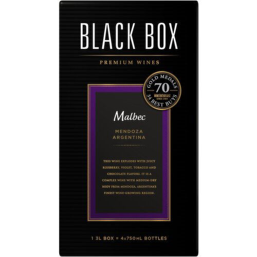 Black Box Malbec Red Wine 3L Box Wine