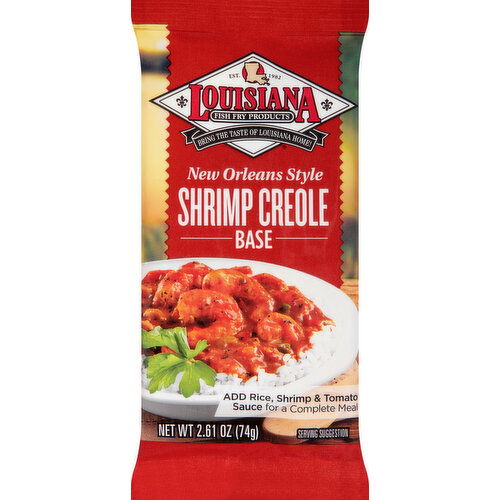 Louisiana Fish Fry Products Shrimp Creole Base, New Orleans Style