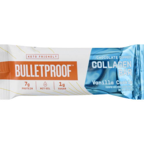 Bulletproof Collagen Bar, Vanilla Cookie