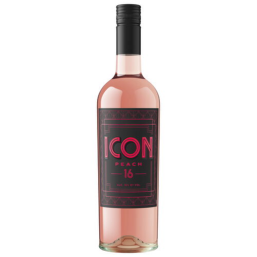ICON Peach Wine 750ml - 750 Milliliter