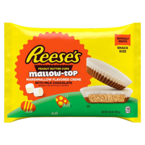 Reese's Peanut Butter Cups, Marshmallow Flavored Creme, Snack Size