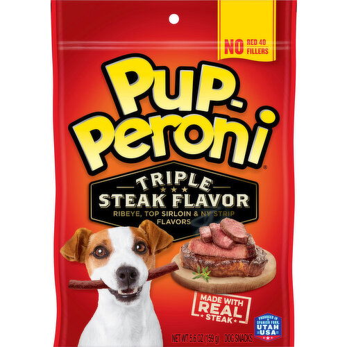 Pup-Peroni Dog Snacks, Triple Steak Flavor