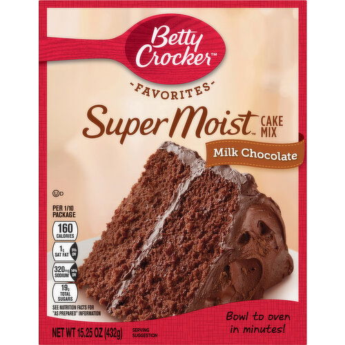 Betty Crocker Cake Mix, Milk Chocolate, Favorites