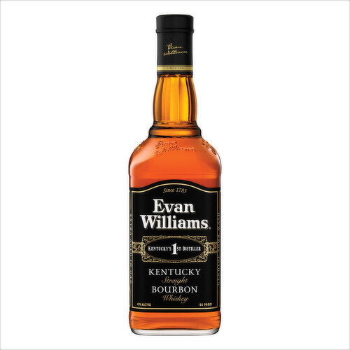 Evan Williams Black Label Kentucky Straight Bourbon Whiskey, 750 ml    