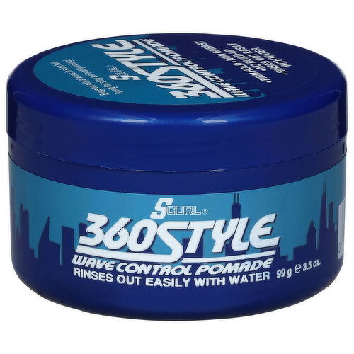 SCurl Pomade, Wave Control, 360 Style