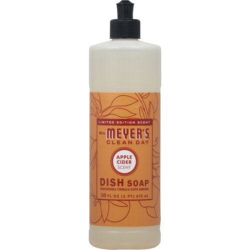 Mrs. Meyer's Dish Soap, Apple Cider Scent