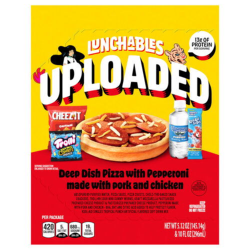 Lunchables Deep Dish Pizza, with Pepperoni