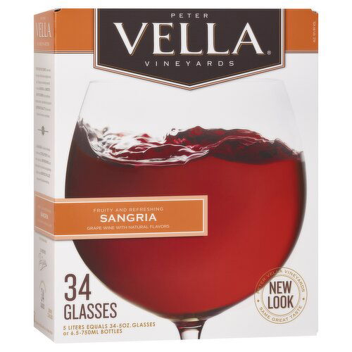 Peter Vella Sangria Red Box Wine