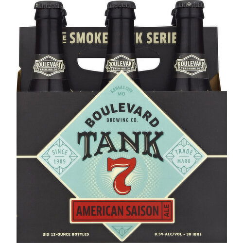 Boulevard Beer, American Saison Ale, Tank 7 - 6 Each
