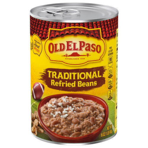 Old El Paso Traditional Refried Beans - 16 Ounce