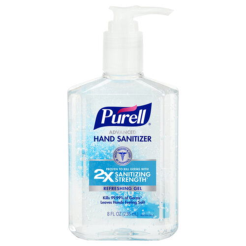 Purell Hand Sanitizer, Advanced, Refreshing Gel