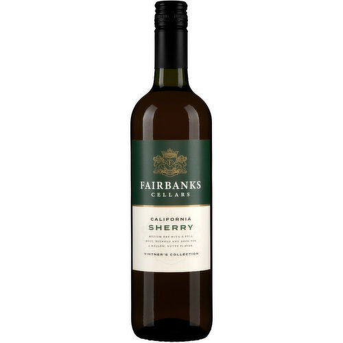 Fairbanks Sherry Blend California Sherry, 750 ml    