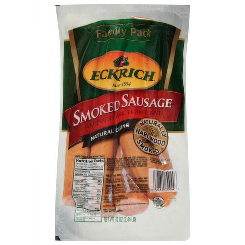 Eckrich Smoked Sausage, Family Pack