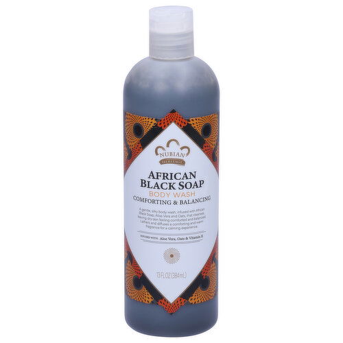 Nubian Heritage Body Wash, African Black Soap