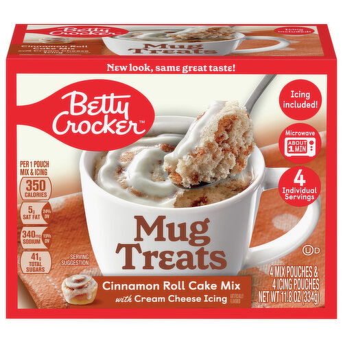 Betty Crocker Cake Mix with Cream Cheese Icing, Cinnamon Roll