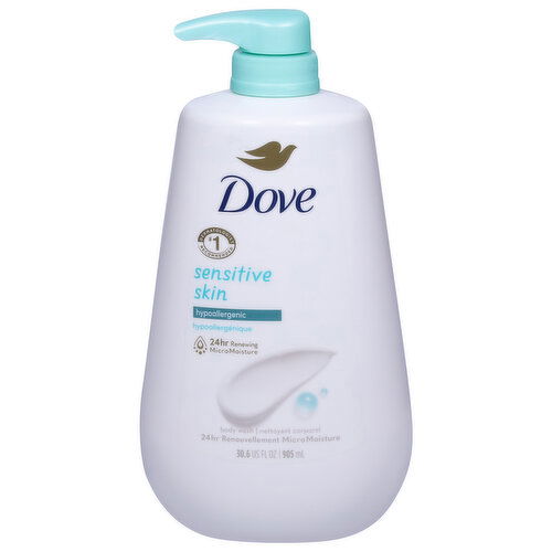 Dove Body Wash, Sensitive Skin, Hypoallergenic