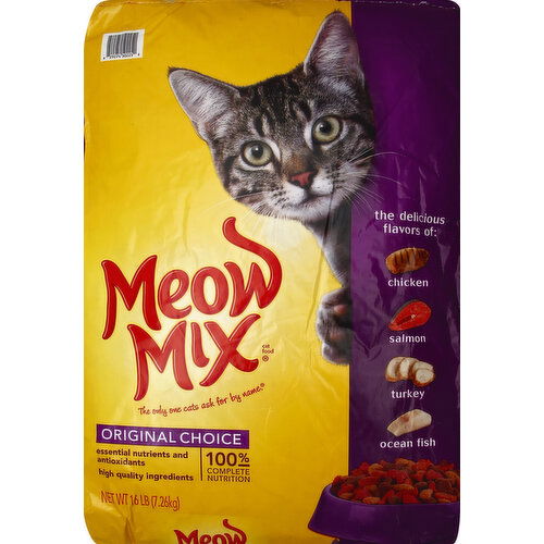 Meow Mix Cat Food, Original Choice