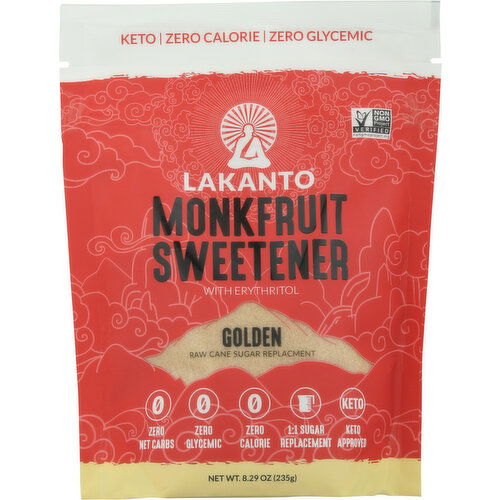 Lakanto Monkfruit Sweetener with Erythritol, Golden