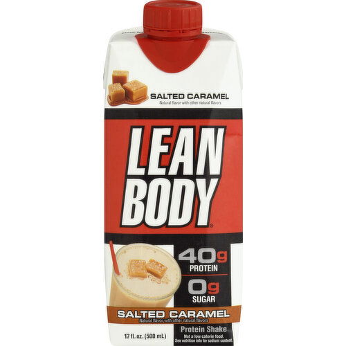 Lean Body Protein Shake, Salted Caramel