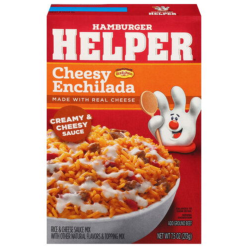 Hamburger Helper Rice & Cheese Sauce Mix, Cheesy Enchilada