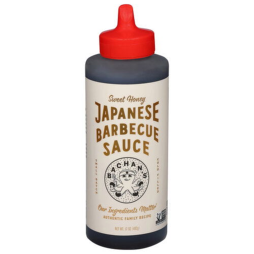 Bachan's Barbecue Sauce, Japanese, Sweet Honey - 17 Ounce