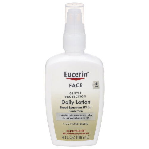 Eucerin Sunscreen, Daily Lotion, Face, AM, Broad Spectrum SPF 30