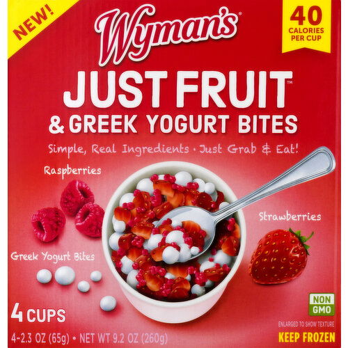 Wyman's Just Fruit & Greek Yogurt Bites