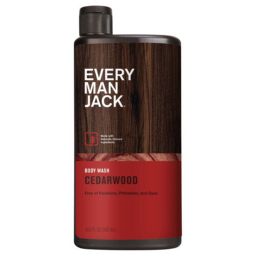 Every Man Jack Cedarwood Body Wash - 16.9 Fluid Ounce