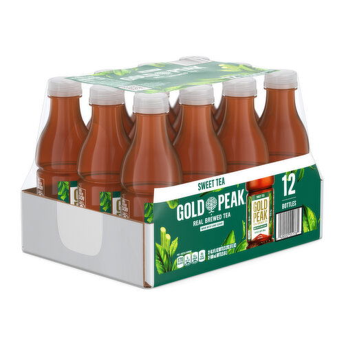 Gold Peak Sweet Tea, Real Brewed, 12 Pack